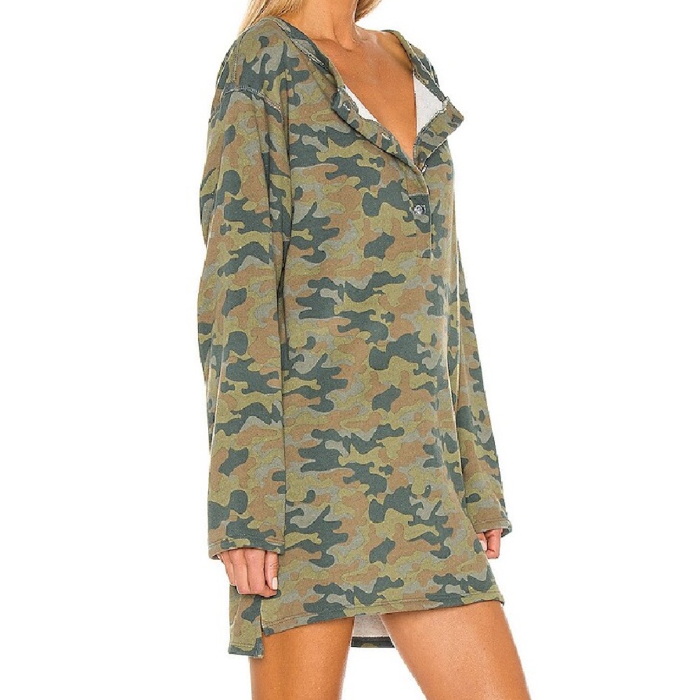 Lovers + Friends Oversized Henley Dress